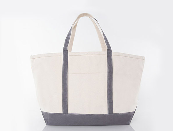 Lands' End Large Waxed Canvas Tote Bag