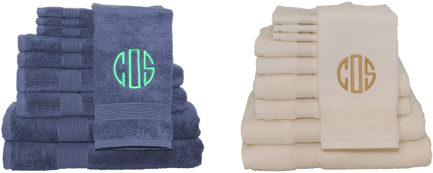 Personalizing Bath Towels With Monogram