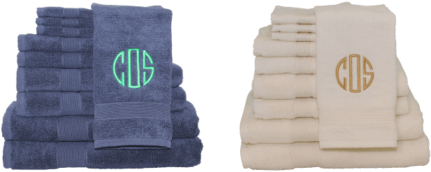 Luxury Bath Towels Personalizing Bath Towels With Monogram