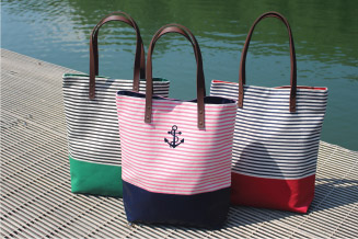 Seaport Stripes Tote