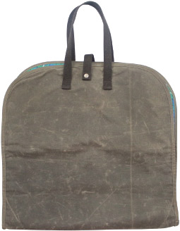 Waxed Canvas Garment Bag